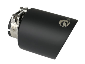 compare product Mach Force-Xp 304 Stainless Steel Clamp-on Exhaust Tip Black Velvet 2-1/2 Inch Inlet x 4-1/2 Inch Outlet x 7 Inch L aFe Power