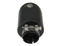 Mach Force-Xp 304 Stainless Steel Clamp-on Exhaust Tip Black Velvet 2-1/2 Inch Inlet x 4-1/2 Inch Outlet x 7 Inch L aFe Power aFe Power