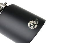 Mach Force-Xp 304 Stainless Steel Clamp-on Exhaust Tip Black Velvet 2-1/2 Inch Inlet x 4-1/2 Inch Outlet x 7 Inch L aFe Power aFe Power