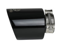 Takeda 409 Stainless Steel Clamp-on Exhaust Tip Black 2-1/2 Inch Inlet x 4-1/2 Inch Outlet x 7 Inch L aFe Power aFe Power