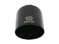 Takeda 409 Stainless Steel Clamp-on Exhaust Tip Black 2-1/2 Inch Inlet x 4-1/2 Inch Outlet x 7 Inch L aFe Power aFe Power