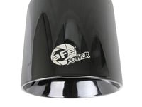 Mach Force-Xp 409 Stainless Steel Clamp-on Exhaust Tip Black 2-1/2 Inch Inlet x 4-1/2 Inch Outlet x 9 Inch L aFe Power aFe Power