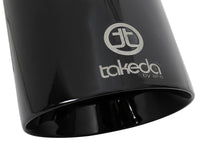 Takeda 409 Stainless Steel Clamp-on Exhaust Tip Black 2-1/2 Inch Inlet x 4-1/2 Inch Outlet x 9 Inch L aFe Power aFe Power