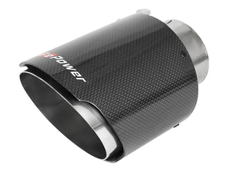 compare product Mach Force-Xp 304 Stainless Steel Clamp-on Exhaust Tip Carbon Fiber 2-1/2 Inch Inlet x 4-1/2 Inch Outlet x 7 Inch L aFe Power