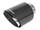 Mach Force-Xp 304 Stainless Steel Clamp-on Exhaust Tip Carbon Fiber 2-1/2 Inch Inlet x 4-1/2 Inch Outlet x 7 Inch L aFe Power aFe Power