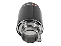 Mach Force-Xp 304 Stainless Steel Clamp-on Exhaust Tip Carbon Fiber 2-1/2 Inch Inlet x 4-1/2 Inch Outlet x 7 Inch L aFe Power aFe Power