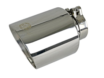 compare product Mach Force-Xp 304 Stainless Steel Clamp-on Exhaust Tip Polished 2-1/2 Inch Inlet x 4-1/2 Inch Outlet x 7 Inch L aFe Power