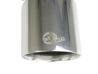 Mach Force-Xp 304 Stainless Steel Clamp-on Exhaust Tip Polished 2-1/2 Inch Inlet x 4-1/2 Inch Outlet x 7 Inch L aFe Power aFe Power