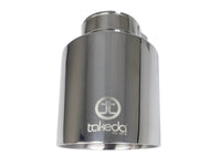 Takeda 304 Stainless Steel Clamp-on Exhaust Tip Polished 2-1/2 Inch Inlet x 4-1/2 Inch Outlet x 7 Inch L aFe Power aFe Power
