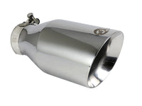 Mach Force-Xp 304 Stainless Steel Clamp-on Exhaust Tip Polished 2-1/2 Inch Inlet x 4-1/2 Inch Outlet x 9 Inch L aFe Power aFe Power