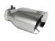 Mach Force-Xp 304 Stainless Steel Clamp-on Exhaust Tip Polished 2-1/2 Inch Inlet x 4-1/2 Inch Outlet x 9 Inch L aFe Power aFe Power