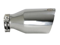 Mach Force-Xp 304 Stainless Steel Clamp-on Exhaust Tip Polished 2-1/2 Inch Inlet x 4-1/2 Inch Outlet x 9 Inch L aFe Power aFe Power