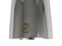 Mach Force-Xp 304 Stainless Steel Clamp-on Exhaust Tip Polished 2-1/2 Inch Inlet x 4-1/2 Inch Outlet x 9 Inch L aFe Power aFe Power