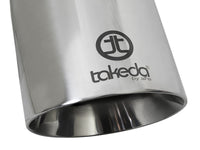 Takeda 304 Stainless Steel Clamp-on Exhaust Tip Polished 2-1/2 Inch Inlet x 4-1/2 Inch Outlet x 9 Inch L aFe Power aFe Power