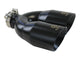 Takeda 304 Stainless Steel Clamp-on Exhaust Tip Black 2-1/2 Inch Inlet x 4 Inch Outlet x 12 Inch L Right aFe Power aFe Power