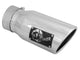 Mach Force-Xp 304 Stainless Steel Clamp-on Exhaust Tip Polished 3 Inch Inlet x 4 Inch Outlet x 9 Inch L aFe Power aFe Power