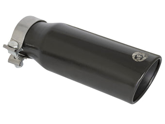compare product Mach Force-Xp 409 Stainless Steel Clamp-on Exhaust Tip Black Rear Exit 3 Inch Inlet x 4 Inch Outlet x 12 Inch L aFe Power