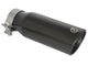 Mach Force-Xp 409 Stainless Steel Clamp-on Exhaust Tip Black Rear Exit 3 Inch Inlet x 4 Inch Outlet x 12 Inch L aFe Power aFe Power