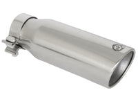 Mach Force-Xp 304 Stainless Steel Clamp-on Exhaust Tip Polished Rear Exit 3 Inch Inlet x 4 Inch Outlet x 12 Inch L aFe Power aFe Power
