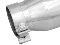 Mach Force-Xp 304 Stainless Steel Clamp-on Exhaust Tip Polished 3 Inch Inlet x 4-1/2 Inch Outlet x 9 Inch L aFe Power aFe Power
