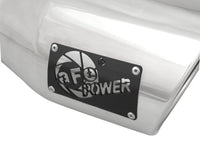 Mach Force-Xp 304 Stainless Steel Clamp-on Exhaust Tip Polished 3 Inch Inlet x 4-1/2 Inch Outlet x 9 Inch L aFe Power aFe Power