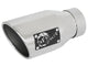 Mach Force-Xp 409 Stainless Steel Clamp-on Exhaust Tip Polished 3 Inch Inlet x 4-1/2 Inch Outlet x 9 Inch L aFe Power aFe Power