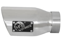 Mach Force-Xp 409 Stainless Steel Clamp-on Exhaust Tip Polished 3 Inch Inlet x 4-1/2 Inch Outlet x 9 Inch L aFe Power aFe Power
