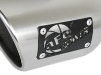 Mach Force-Xp 409 Stainless Steel Clamp-on Exhaust Tip Polished 3 Inch Inlet x 4-1/2 Inch Outlet x 9 Inch L aFe Power aFe Power