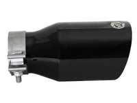 Mach Force-Xp 304 Stainless Steel Clamp-on Exhaust Tip Black 3 Inch Inlet x 4-1/2 Inch Outlet x 9 Inch L aFe Power aFe Power
