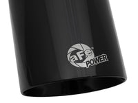 Mach Force-Xp 304 Stainless Steel Clamp-on Exhaust Tip Black 3 Inch Inlet x 4-1/2 Inch Outlet x 9 Inch L aFe Power aFe Power