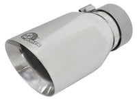 Mach Force-Xp 304 Stainless Steel Clamp-on Exhaust Tip Polished 3 Inch Inlet x 4-1/2 Inch Outlet x 9 Inch L Bolt On aFe Power aFe Power