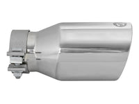 Mach Force-Xp 304 Stainless Steel Clamp-on Exhaust Tip Polished 3 Inch Inlet x 4-1/2 Inch Outlet x 9 Inch L Bolt On aFe Power aFe Power