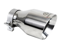 Takeda 304 Stainless Steel Clamp-on Exhaust Tip Polished 3 Inch Inlet x 5 Inch Outlet x 9 Inch L aFe Power aFe Power