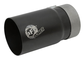 compare product Mach Force-Xp Stainless Steel Clamp-on Exhaust Tip Black Right Side Exit 3-1/2 Inch Inlet x 4 Inch Outlet x 7 Inch L aFe Power