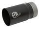 Mach Force-Xp Stainless Steel Clamp-on Exhaust Tip Black Right Side Exit 3-1/2 Inch Inlet x 4 Inch Outlet x 7 Inch L aFe Power aFe Power