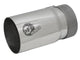 Mach Force-Xp 304 Stainless Steel Clamp-on Exhaust Tip Polished Right Side Exit 3-1/2 Inch Inlet x 4 Inch Outlet x 7 Inch L aFe Power aFe Power