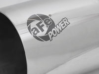 Mach Force-Xp 304 Stainless Steel Clamp-on Exhaust Tip Polished Right Side Exit 3-1/2 Inch Inlet x 4 Inch Outlet x 7 Inch L aFe Power aFe Power