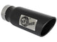 Mach Force-Xp 409 Stainless Steel Clamp-on Exhaust Tip Black 3-1/2 Inch Inlet x 4-1/2 Inch Outlet x 12 Inch L Right aFe Power aFe Power