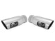 Mach Force-Xp 304 Stainless Steel Clamp-on Exhaust Tip Polished 3-1/2 Inch Inlet x 4-1/2 Inch Outlet x 12 Inch L Left / Right aFe Power aFe Power