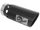 Mach Force-Xp 409 Stainless Steel Clamp-on Exhaust Tip Black Right Side Exit 4 Inch Inlet x 5 Inch Outlet x 12 Inch L aFe Power aFe Power