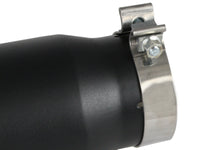 Mach Force-Xp 409 Stainless Steel Clamp-on Exhaust Tip Black 4 Inch Inlet x 5 Inch Outlet x 12 Inch L Right aFe Power aFe Power