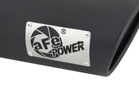 Mach Force-Xp 409 Stainless Steel Clamp-on Exhaust Tip Black 4 Inch Inlet x 5 Inch Outlet x 15 Inch L aFe Power aFe Power