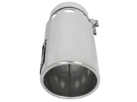 Mach Force-Xp 304 Stainless Steel Intercooled Clamp-on Exhaust Tip Polished 4 Inch Inlet x 5 Inch Outlet x 12 Inch L aFe Power aFe Power