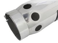Mach Force-Xp 304 Stainless Steel Intercooled Clamp-on Exhaust Tip Polished 4 Inch Inlet x 5 Inch Outlet x 12 Inch L aFe Power aFe Power