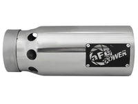 Saturn 4S 304 Stainless Steel Intercooled Clamp-on Exhaust Tip Polished 4 Inch Inlet x 5 Inch Outlet x 12 Inch L aFe Power aFe Power