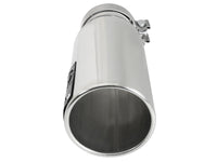 Saturn 4S 304 Stainless Steel Intercooled Clamp-on Exhaust Tip Polished 4 Inch Inlet x 5 Inch Outlet x 12 Inch L aFe Power aFe Power