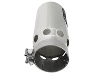 Saturn 4S 304 Stainless Steel Intercooled Clamp-on Exhaust Tip Polished 4 Inch Inlet x 5 Inch Outlet x 12 Inch L aFe Power aFe Power