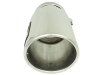 Mach Force-Xp 304 Stainless Steel Clamp-on Exhaust Tip Polished 4 Inch Inlet x 5 Inch Outlet x 12 Inch L Angle Cut aFe Power aFe Power