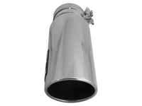 Mach Force-Xp 409 Stainless Steel Clamp-on Exhaust Tip Polished 4 Inch Inlet x 5 Inch Outlet x 15 Inch L aFe Power aFe Power