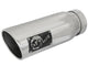 Mach Force-Xp 304 Stainless Steel Clamp-on Exhaust Tip Polished Left Side Exit 4 Inch Inlet x 5 Inch Outlet x 12 Inch L aFe Power aFe Power
